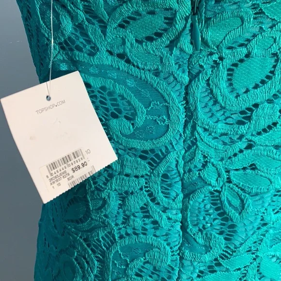 Topshop Petite Dress in Lace Design - Picture 6 of 7
